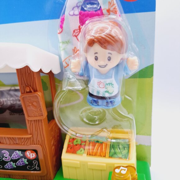 Preschool Fisher-Price Little People Farmers Market Playset With Light & Sounds - Picture 2 of 9
